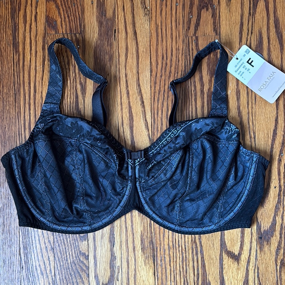Black Lace Bra with wire